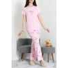 Milan Enjeksiyon Baskılı Pijama Takımı Pembe - 630.1287.