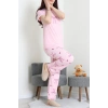 Milan Enjeksiyon Baskılı Pijama Takımı Pembe - 630.1287.