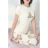 Milan Enjeksiyon Baskılı Pijama Takımı Tenayı - 630.1287.