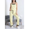 Milan İp Askılı Pijama Takımı Sarılimon - 320.1287.