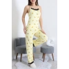 Milan İp Askılı Pijama Takımı Sarılimon - 320.1287.