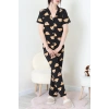 Milan Kumaş Düğmeli Pijama Takımı Kiremitayı - 750.1287.