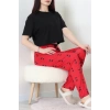 Milan Pijama Altı Siyahkırmızı - 52256.1929.