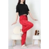Milan Pijama Altı Siyahkırmızı - 52256.1929.