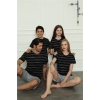 Moda Çizgi Aile Penye Şortlu Pijama Takım (baba - oğul ) 50115 Ayrı Ayrı Satılır . Fiyatları Farklıdır