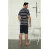 Moda Çizgi Aile Penye Şortlu Pijama Takım (baba - oğul ) 50117 Ayrı Ayrı Satılır . Fiyatları Farklıdır