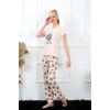 Moda Çizgi Anne Kız Aile I Love Yoga Pijama Takım Ayrı Ayrı Satılır 50101