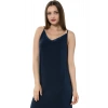 Moda Çizgi Bayan İp Askılı Uzun Gecelik 911