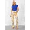 Moda Çizgi Bayan Pamuk Tek Alt Pijama 210019