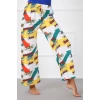 Moda Çizgi Bayan Pamuk Tek Alt Pijama 210021