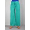 Moda Çizgi Bayan Penye Bol Paça Pantolon 210036
