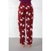 Moda Çizgi Bayan Welsoft Polar Tek Alt Pijama 210052