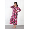 Moda Çizgi Büyük Beden Anne Gecelik 1334