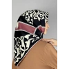 Moda Çizgi Desenli Eşarp