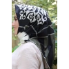 Moda Çizgi Desenli Eşarp
