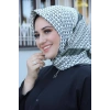 Moda Çizgi Desenli Eşarp