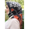 Moda Çizgi Desenli Eşarp