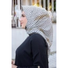 Moda Çizgi Desenli Eşarp