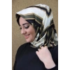 Moda Çizgi Desenli Eşarp