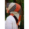 Moda Çizgi Desenli Eşarp