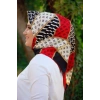Moda Çizgi Desenli Eşarp