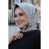 Moda Çizgi Desenli Eşarp