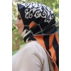 Moda Çizgi Desenli Eşarp