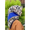Moda Çizgi Desenli Eşarp