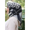 Moda Çizgi Desenli Eşarp