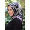 Moda Çizgi Desenli Eşarp