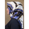 Moda Çizgi Desenli Eşarp