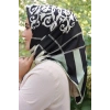 Moda Çizgi Desenli Eşarp