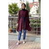 Moda Çizgi Desenli Tunik