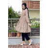 Moda Çizgi Desenli Tunik