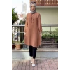 Moda Çizgi Desenli Tunik
