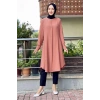 Moda Çizgi Desenli Tunik