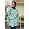 Moda Çizgi Desenli Tunik