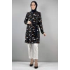 Moda Çizgi Desenli Tunik