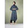 Moda Çizgi Desenli Tunik