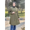 Moda Çizgi Desenli Tunik