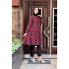 Moda Çizgi Desenli Tunik