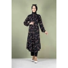 Moda Çizgi Desenli Tunik