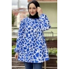 Moda Çizgi Desenli Tunik