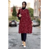 Moda Çizgi Desenli Tunik