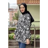 Moda Çizgi Desenli Tunik