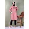 Moda Çizgi Desenli Tunik