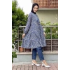 Moda Çizgi Desenli Tunik