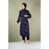 Moda Çizgi Desenli Tunik