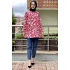 Moda Çizgi Desenli Tunik