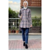 Moda Çizgi Desenli Tunik